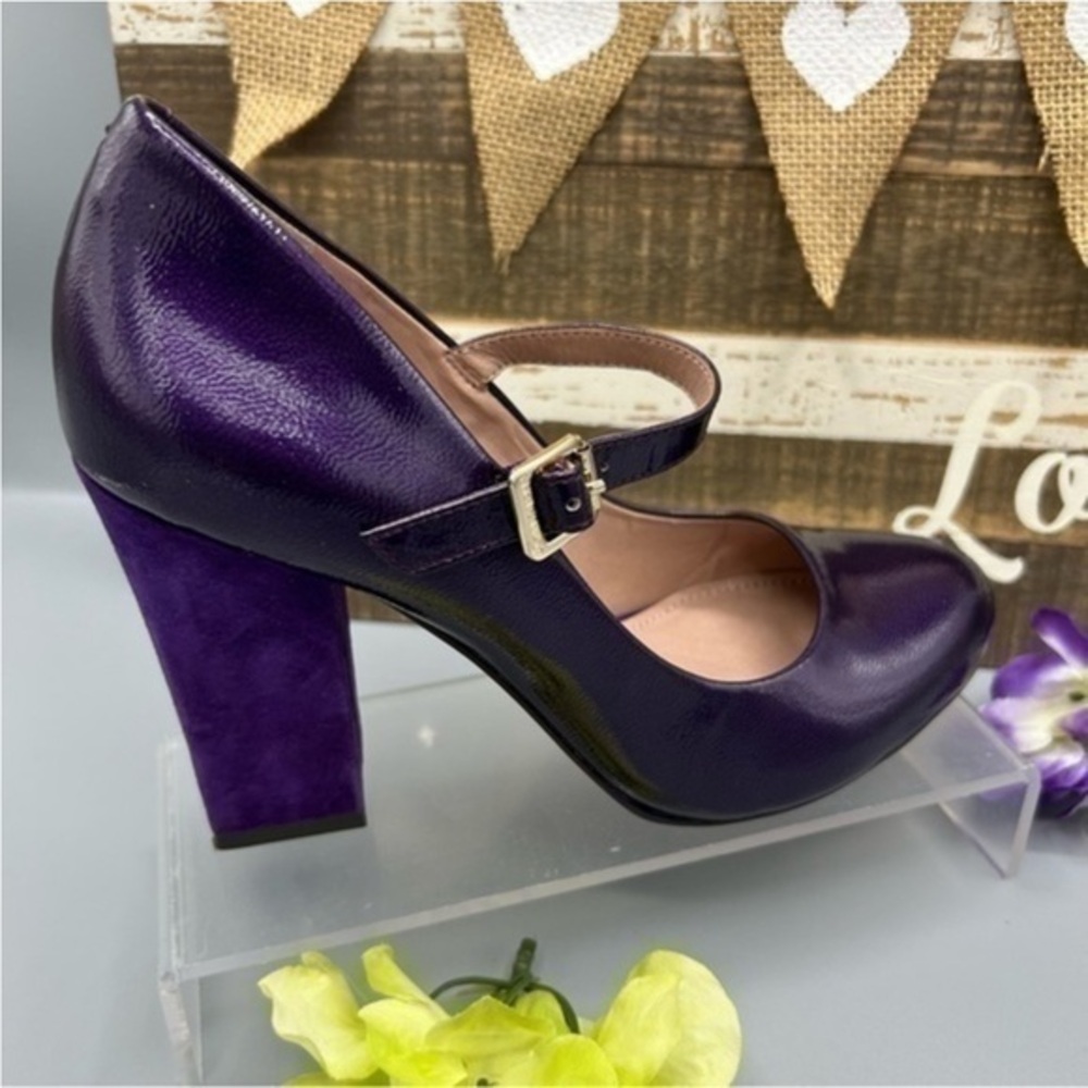✨Vince Camuto Deep Purple Mary Jane Heels